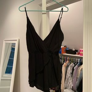 Black Tobi Romper, size XS only worn once